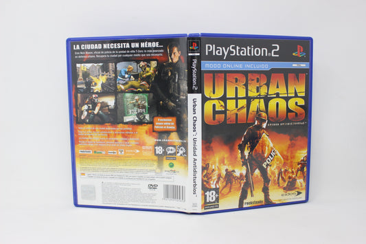 URBAN CHAOS: UNIDAD ANTIDISTURBIOS PAL PS2 PLAY STATION 2 INV-11564