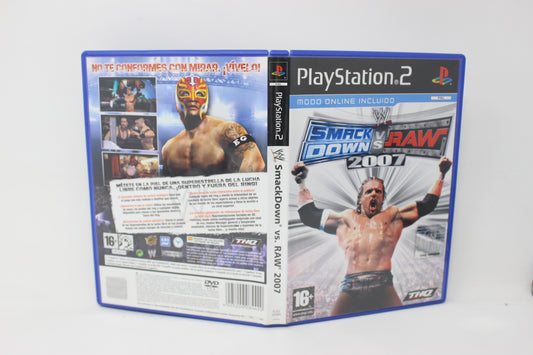 SMACK DOWN VS RAW 2007 PS2 PAL PLAY STATION 2 INV-11558