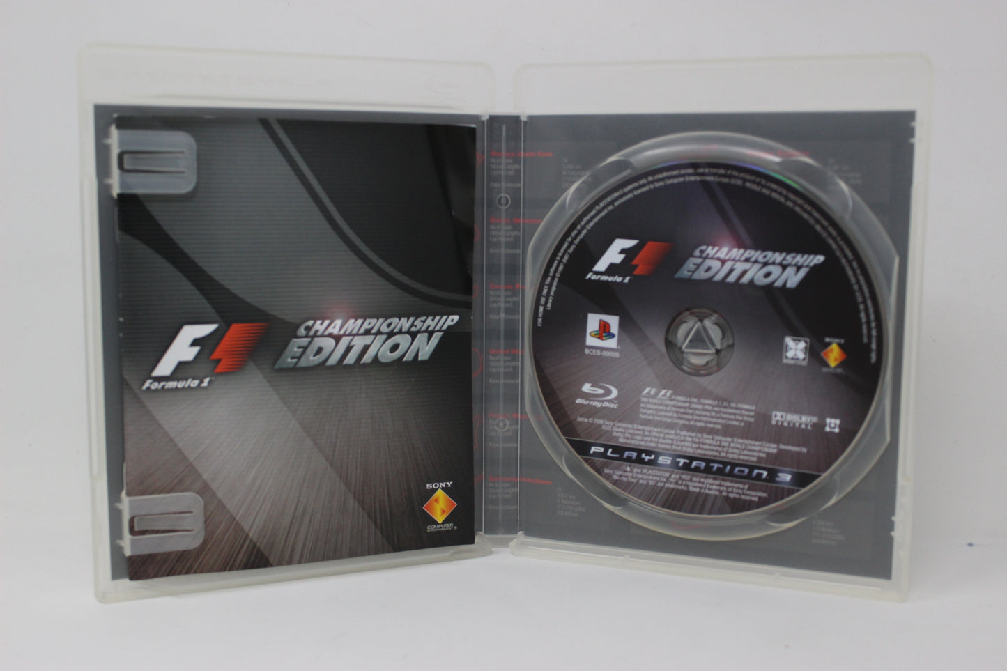 F1 CHAMPIONSHIP EDITION FORMULA ONE PS3 INV- 11515