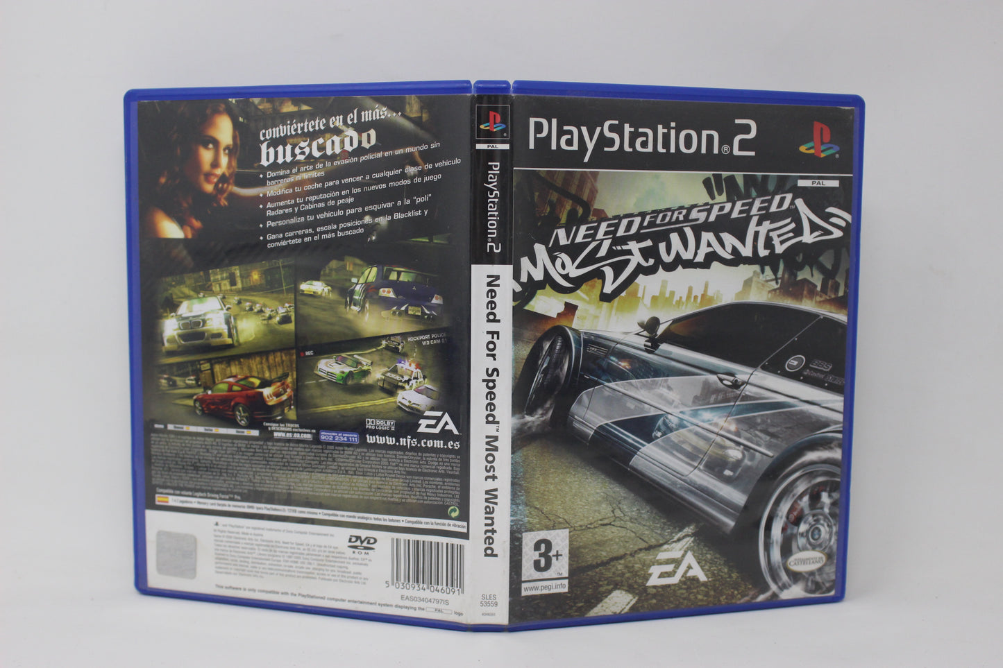 NFS NEED FOR SPEED MOST WANTED PAL PS2 PLAY STATION 2 INV-11562
