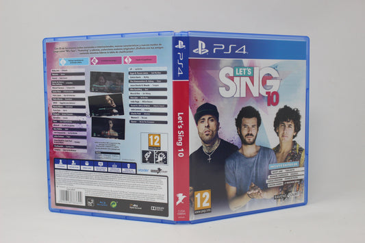 LET'S SING 10 PS4 PLAY STATION 4 INV-11547