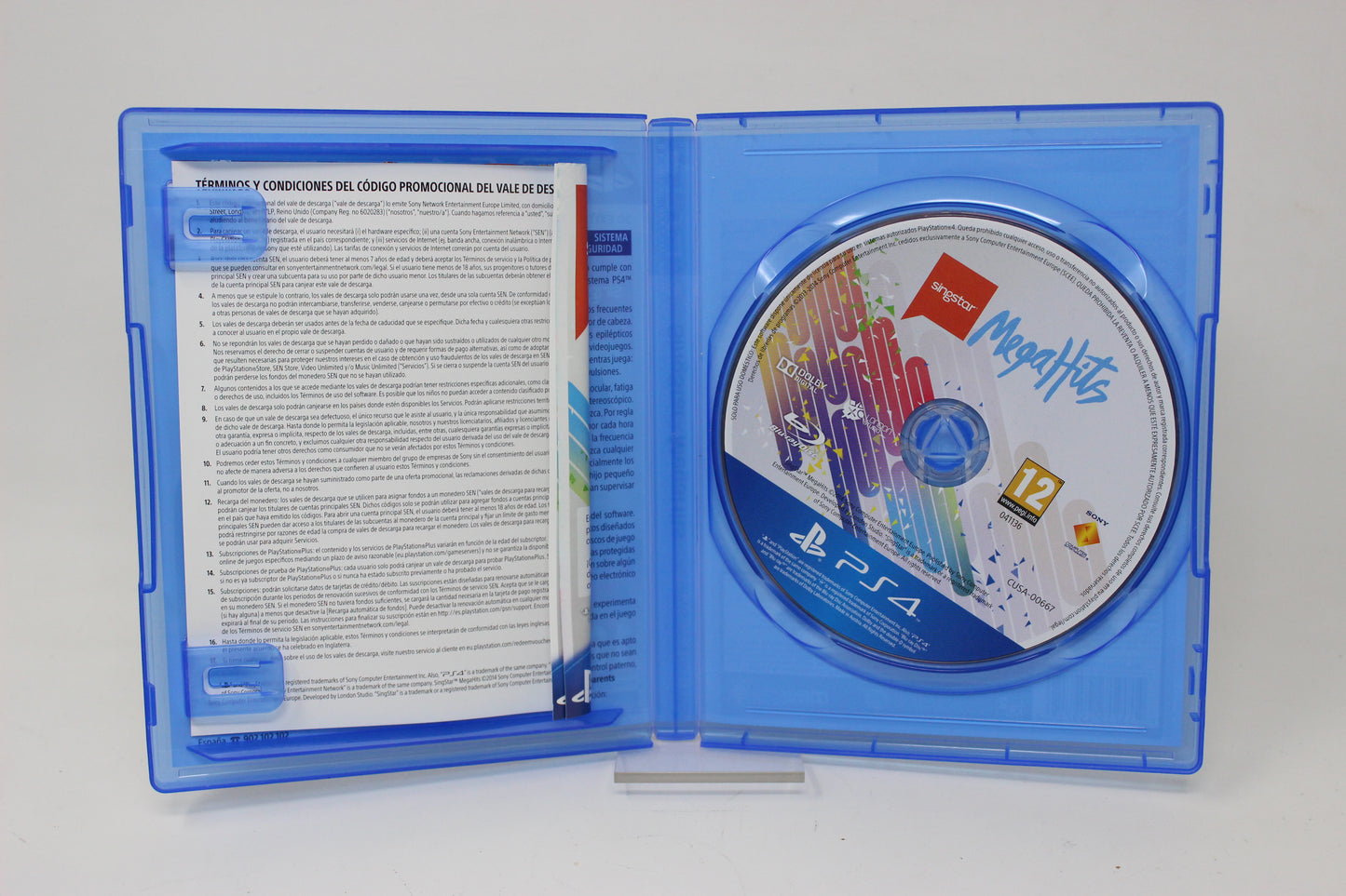 SINGSTAR MEGAHITS PS4 PLAY STATION 4 INV-11552