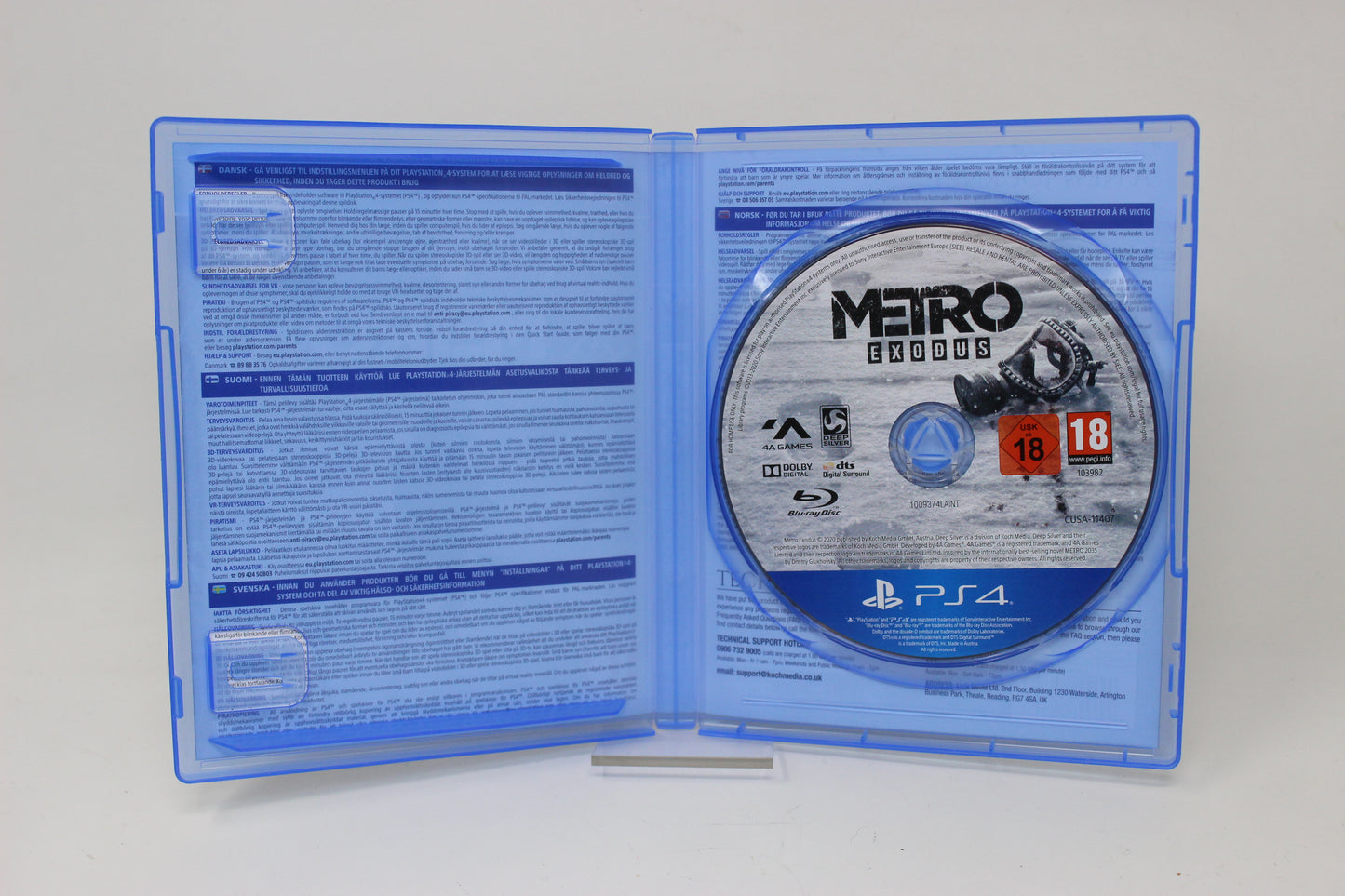 METRO EXODUS PS4 PLAY STATION 4 INV-11542