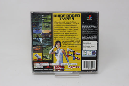 RIDGE RACER TYPE 4 PAL PS1 PLAY STATION 1 PSX INV-11534