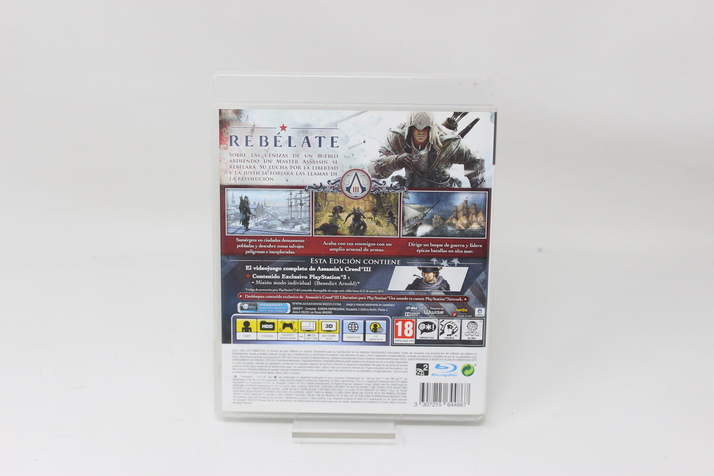 ASSASSIN'S CREED III PLAYSTATION 3 PS3 PAL INV-11804