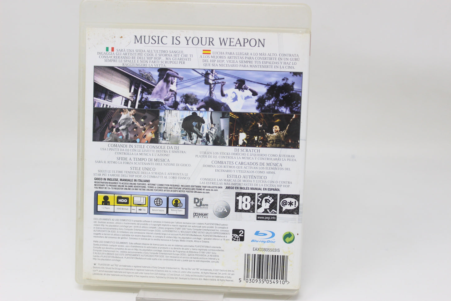 DEF JAM ICON PLAYSTATION 3 PS3 SONY FISICO INV-11776