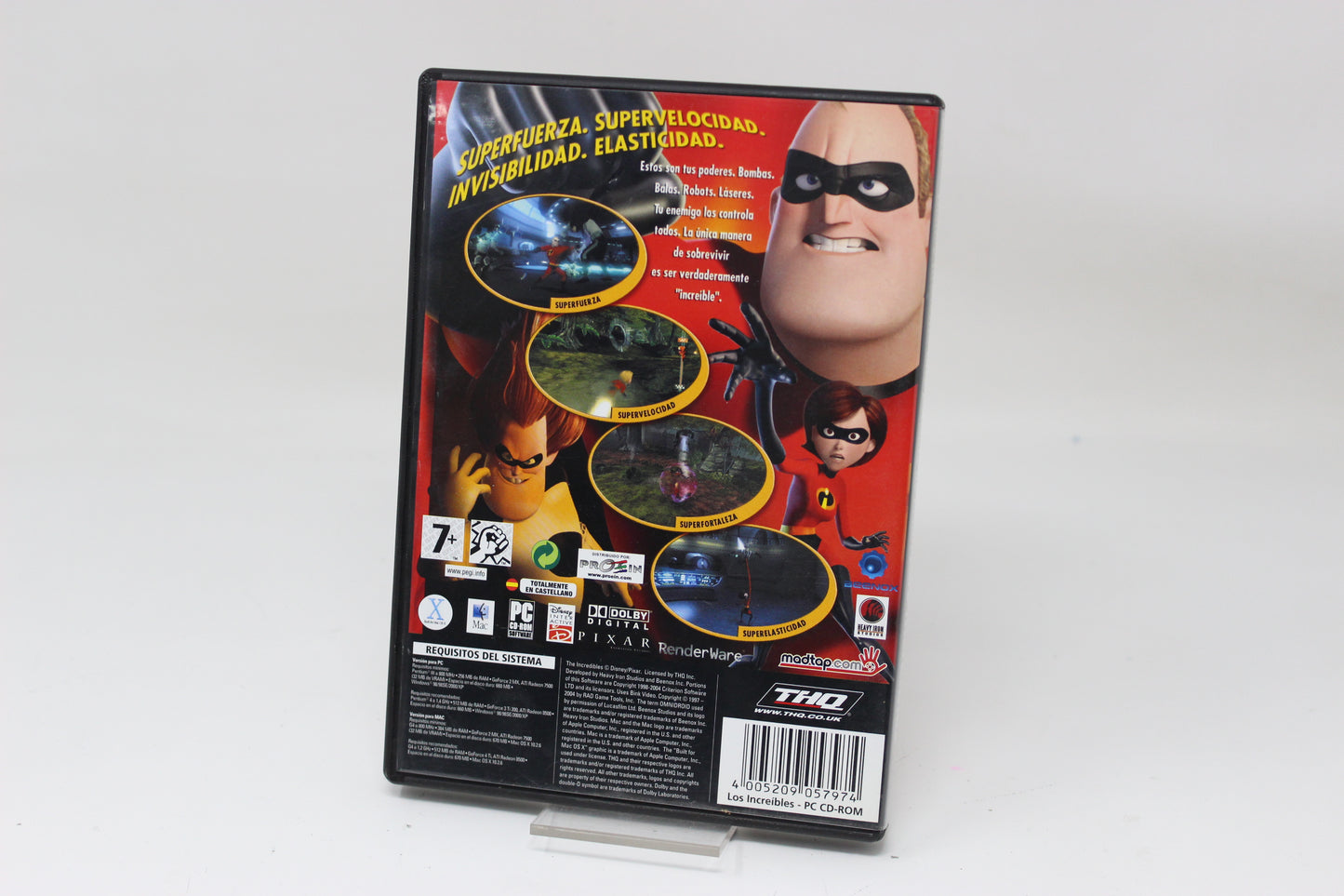 LOS INCREIBLES PC MAC CD ROM INV-11888