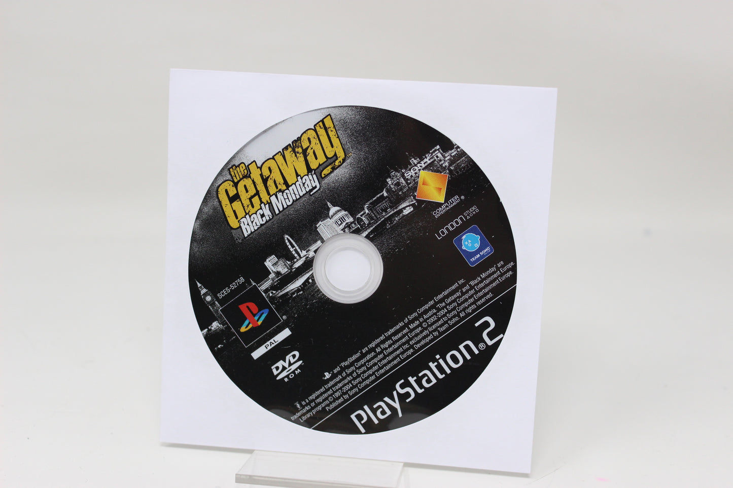 THE GETAWAY BLACK MONDAY SONY PS2 PLAY STATION INV-11925