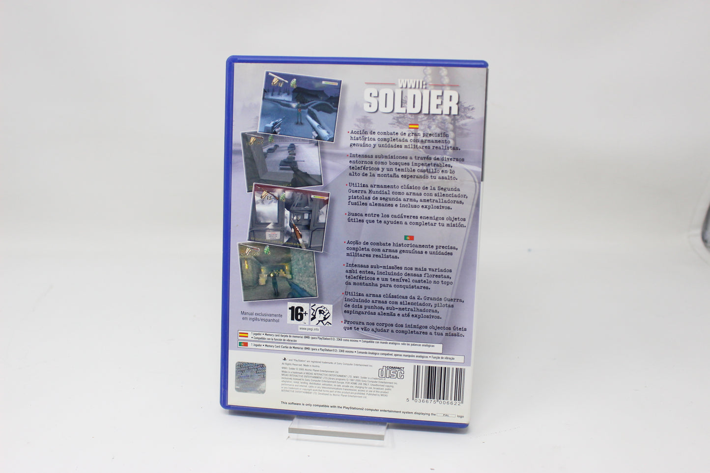 WWII SOLDIER SONY PS2 PLAY STATION PS2 INV-11931