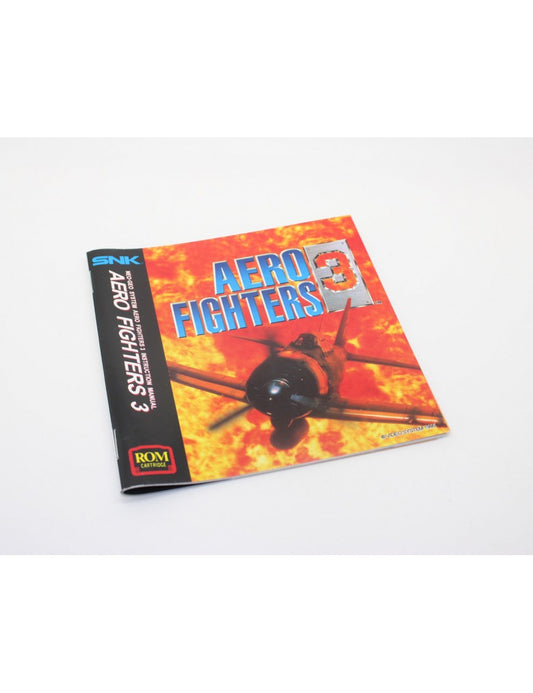 AEREO FIGHTERS III / SONIC WINGS 3 ソニックウィングス 3 MANUAL