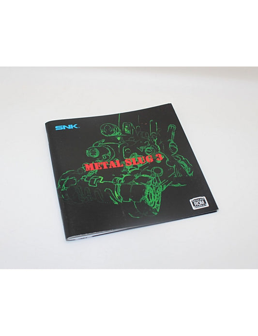 METAL SLUG 3 メタルスラッグ 3 MANUAL