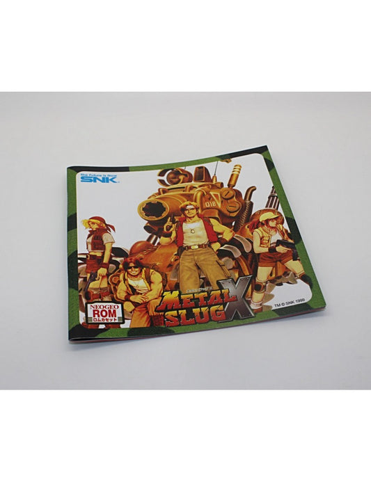 METAL SLUG X メタルスラッグ X MANUAL