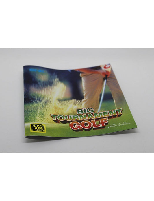 NEO TURF MASTERS / BIG TOURNAMENT GOLF MANUAL