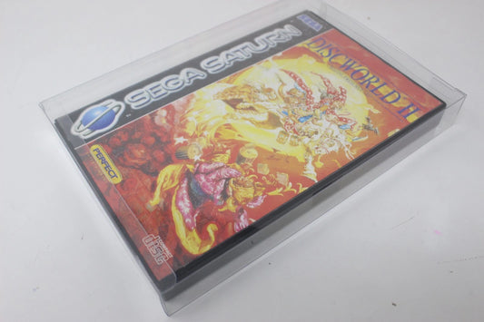 10x FUNDAS SEGA SATURN, SEGA CD, PLAY STATION 1 PSX PS1 0,40mm cajas protectoras