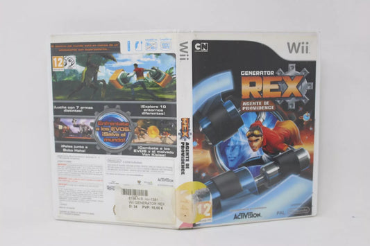 GENERATOR REX AGENTE DE PROVIDENCE NINTENDO Wii INV-1381