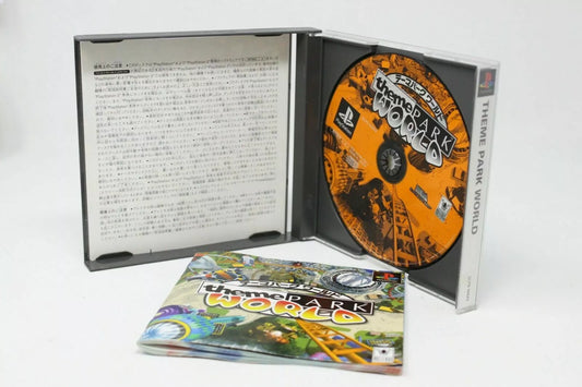 THEME PARK WORLD PS1 PLAYSTATION PSX PS1 JAPAN NTSC INV-1146