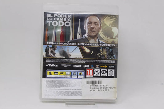 CALL OF DUTY: ADVANCED WARFARE - PS3 PLAY STATION INV-1779