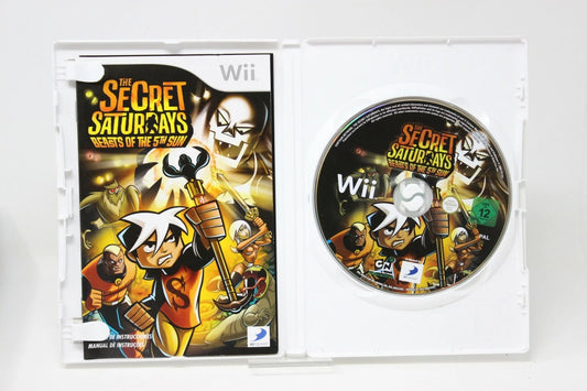 THE SECRET SATURDAYS BEASTS OF THE 5TH SUN Wii inv-2386