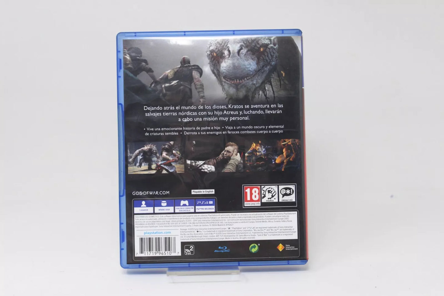 GOD OF WAR PLAY STATION 4 PS4 SONY FISICO INV-10991