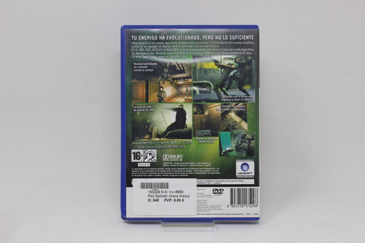 TOM CLANCY'S SPLINTER CELL: CHAOS THEORY - SONY PS2 PLAY STATION INV-8895