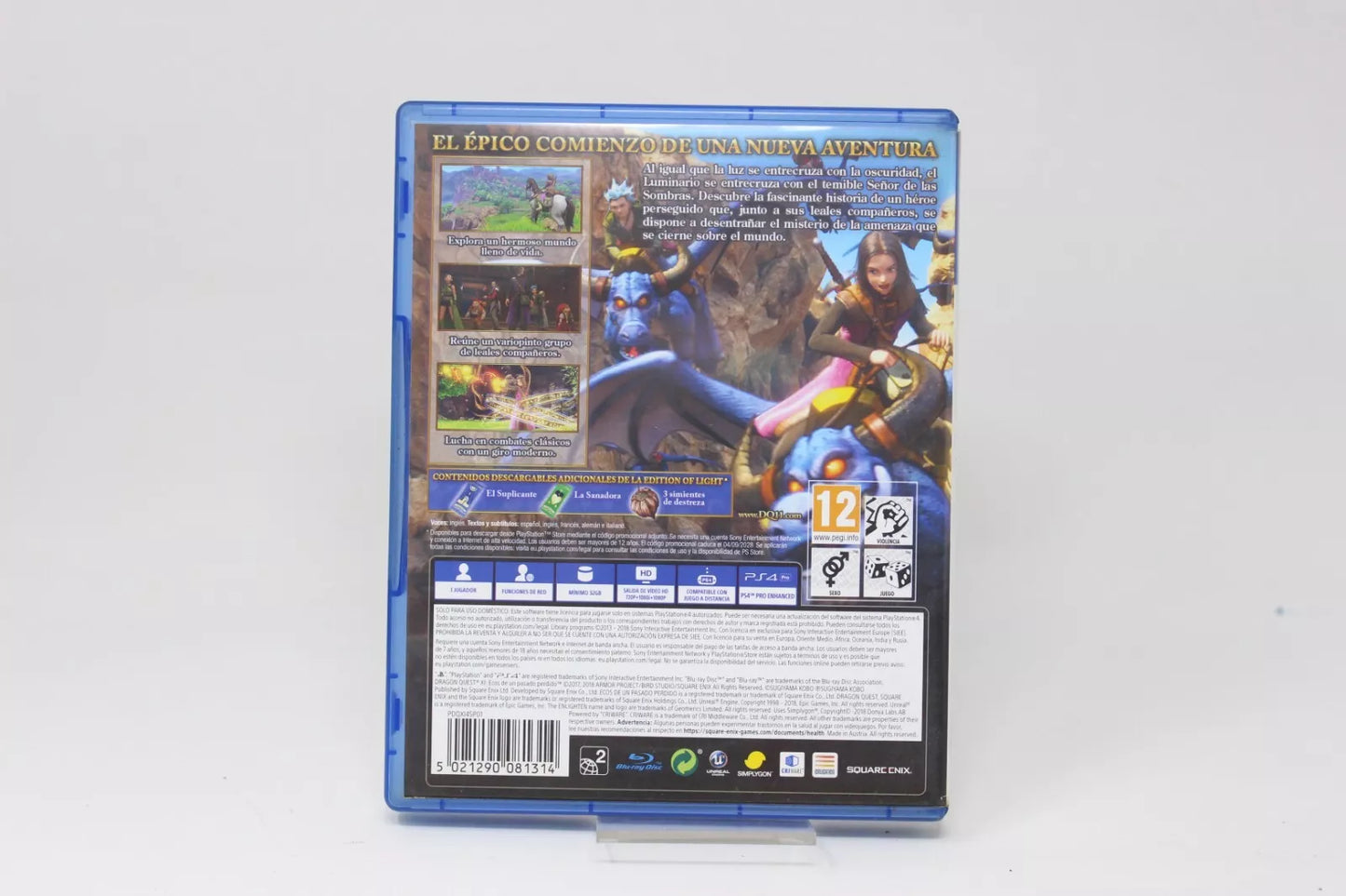 DRAGON QUEST XI ECOS DE UN PASADO PLAY STATION 4 PS4 SONY FISICO INV-10999
