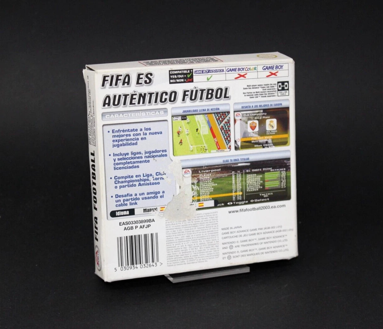 FIFA FOOTBALL EA SPORTS GAME BOY ADVANCE NINTENDO GBA INV- 10840