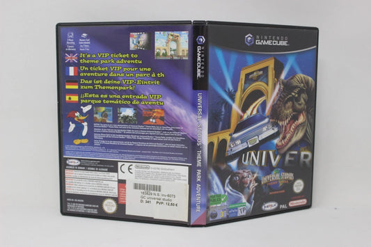 UNIVERSAL STUDIOS THEME PARK ADVENTURE Nintendo GameCube cube inv-6073