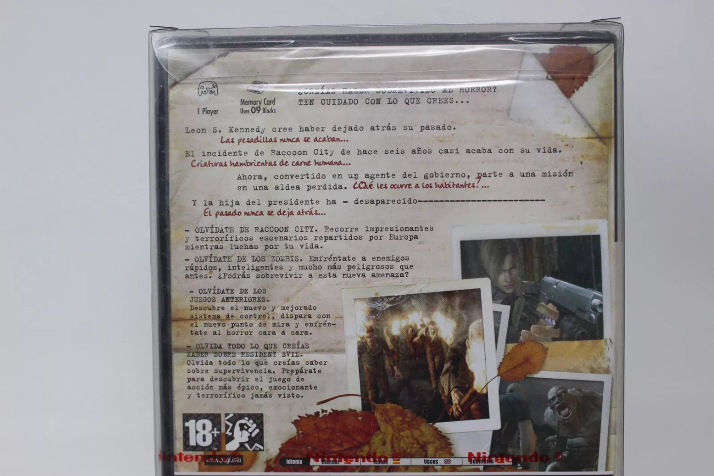 RESIDENT EVIL 4 NINTENDO GAME CUBE NUEVO