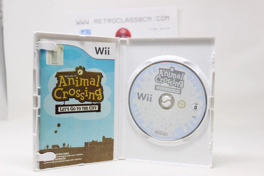 ANIMAL CROSSING LET'S GO TO THE CITY NINTENDO WII INV-11143