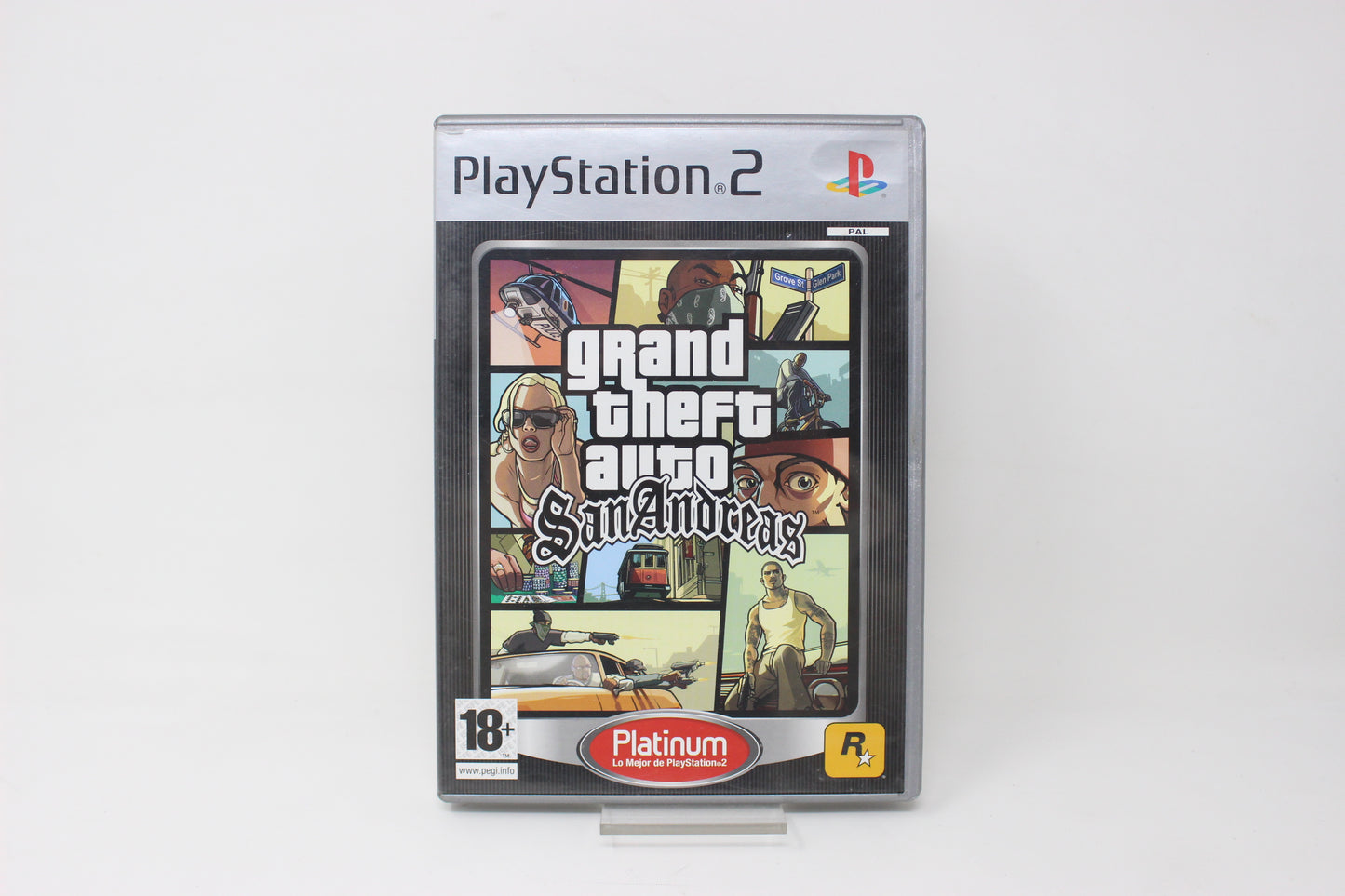 GTA GRAND THEFT AUTO SAN ANDREAS PLATINUM PAL PS2 PLAY STATION 2 INV-11555
