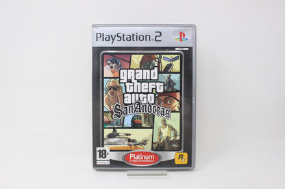 GTA GRAND THEFT AUTO SAN ANDREAS PLATINUM PAL PS2 PLAY STATION 2 INV-11555