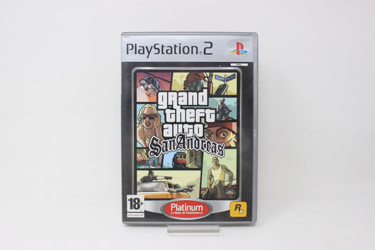GTA GRAND THEFT AUTO SAN ANDREAS PLATINUM PAL PS2 PLAY STATION 2 INV-11555