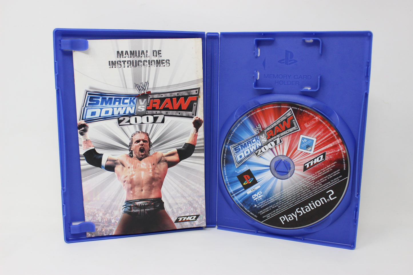 SMACK DOWN VS RAW 2007 PS2 PAL PLAY STATION 2 INV-11558