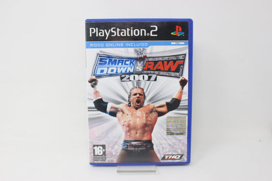 SMACK DOWN VS RAW 2007 PS2 PAL PLAY STATION 2 INV-11558