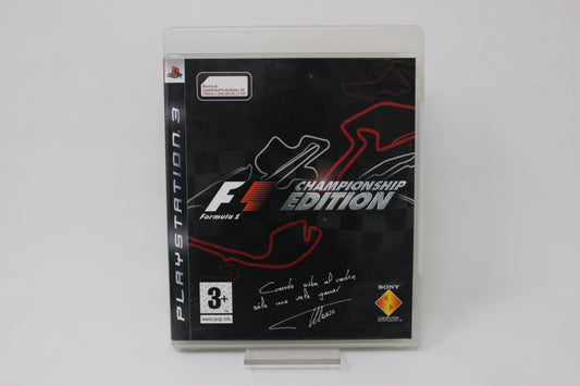 F1 CHAMPIONSHIP EDITION FORMULA ONE PS3 INV- 11515