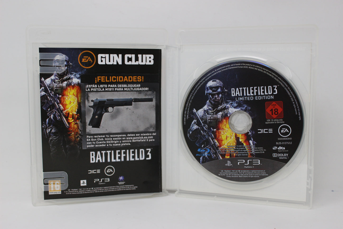 BATTLEFIELD 3 LIMITED EDITION PS3 PLAY STATION 3 INV-11514