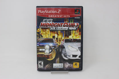 MIDNIGHTS CLUB 3 DUB EDITION REMIX NTSC U/C PS2 PLAY STATION 2