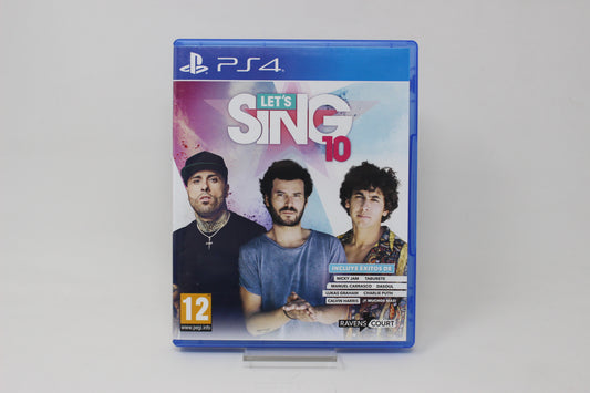 LET'S SING 10 PS4 PLAY STATION 4 INV-11547