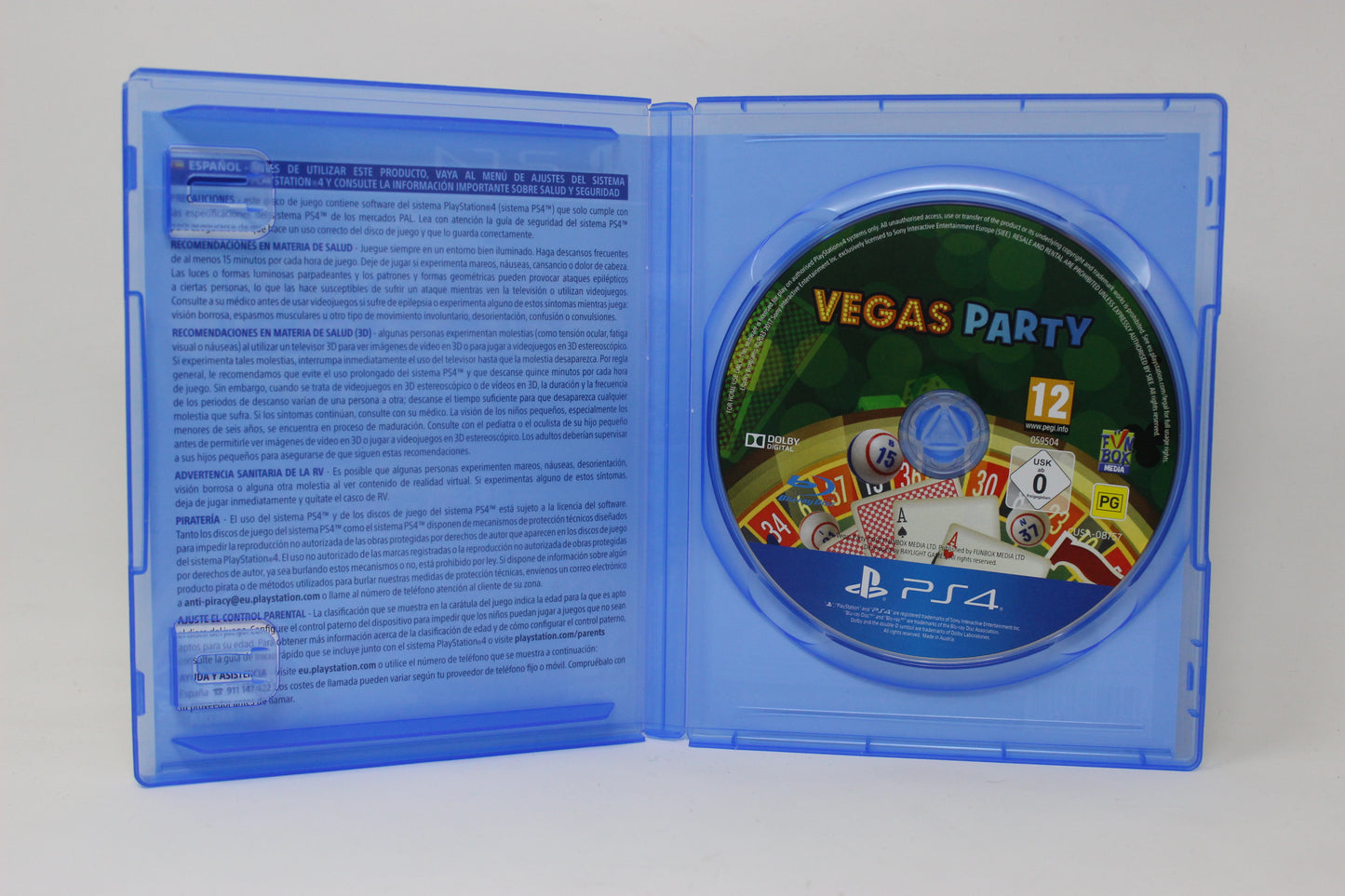 VEGAS PARTY PS4 PLAY STATION 4 INV-11553