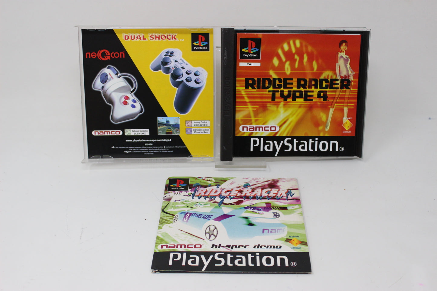 RIDGE RACER TYPE 4 PAL PS1 PLAY STATION 1 PSX INV-11534
