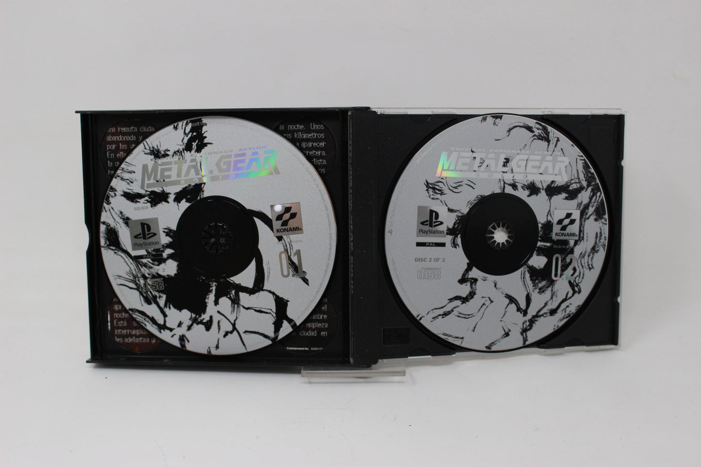 METAL GEAR SOLID 1  PAL PS1 PLAY STATION 1 PSX INV-11527