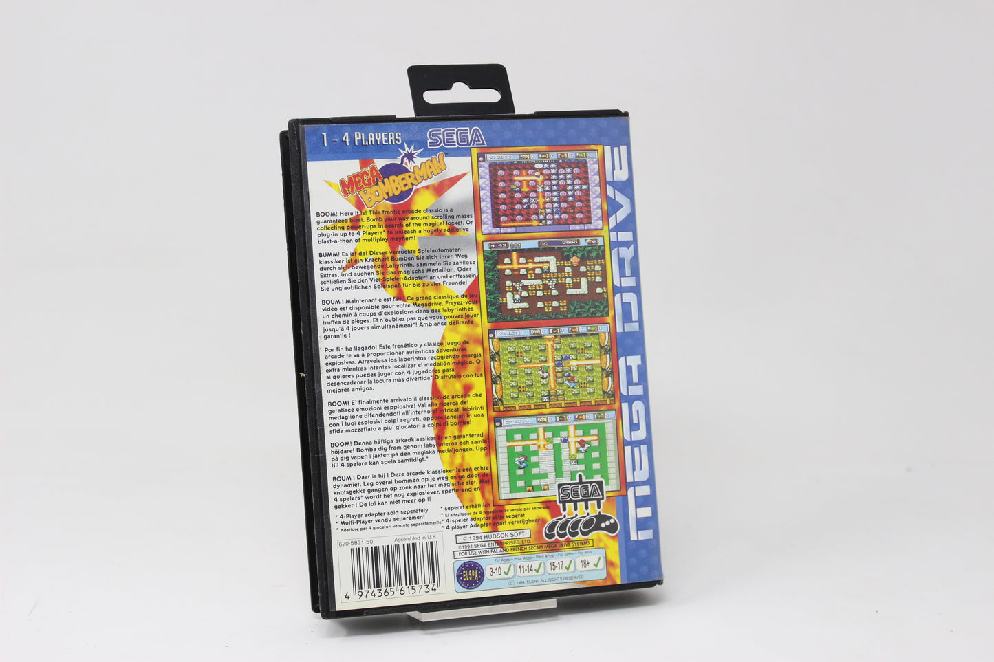 Mega Bomberman Sega mega drive inv-11684
