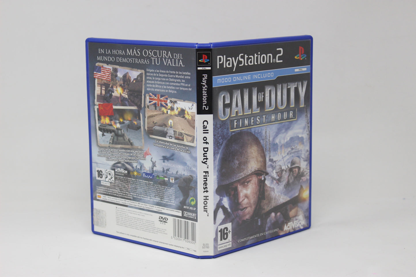 Call of Duty Finest Hour Play Station 2 ps2 inv-11645