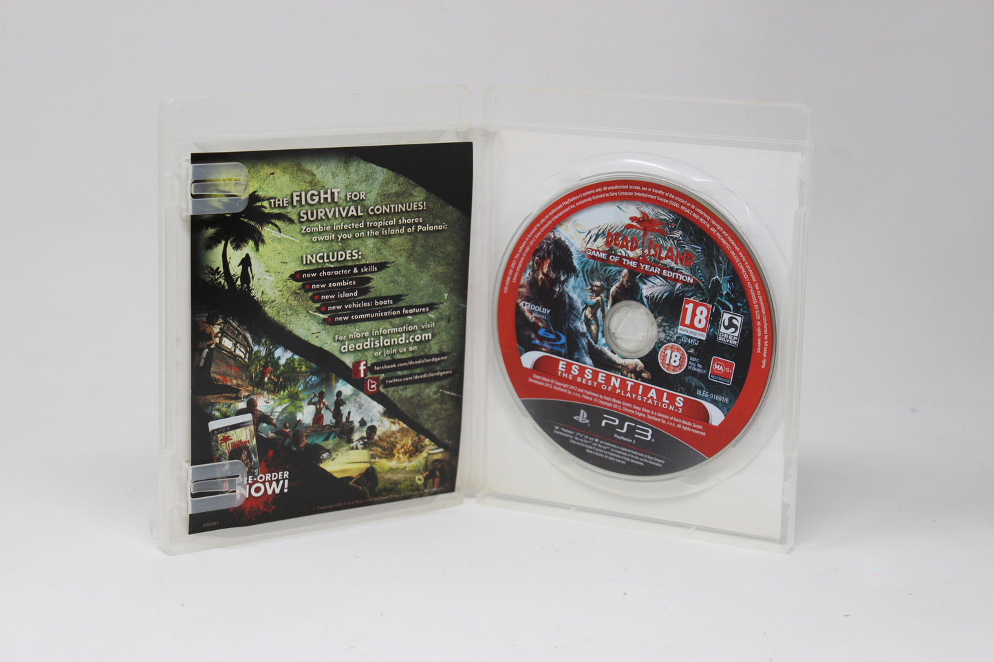 Dead Island Play Station 3 ps3 inv-11622