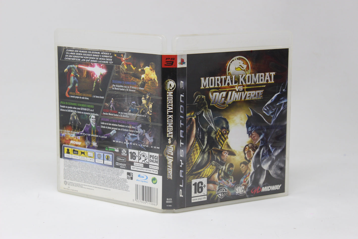 Mortal Kombat vs Dc Universe Play Station 3 ps3 inv-11628
