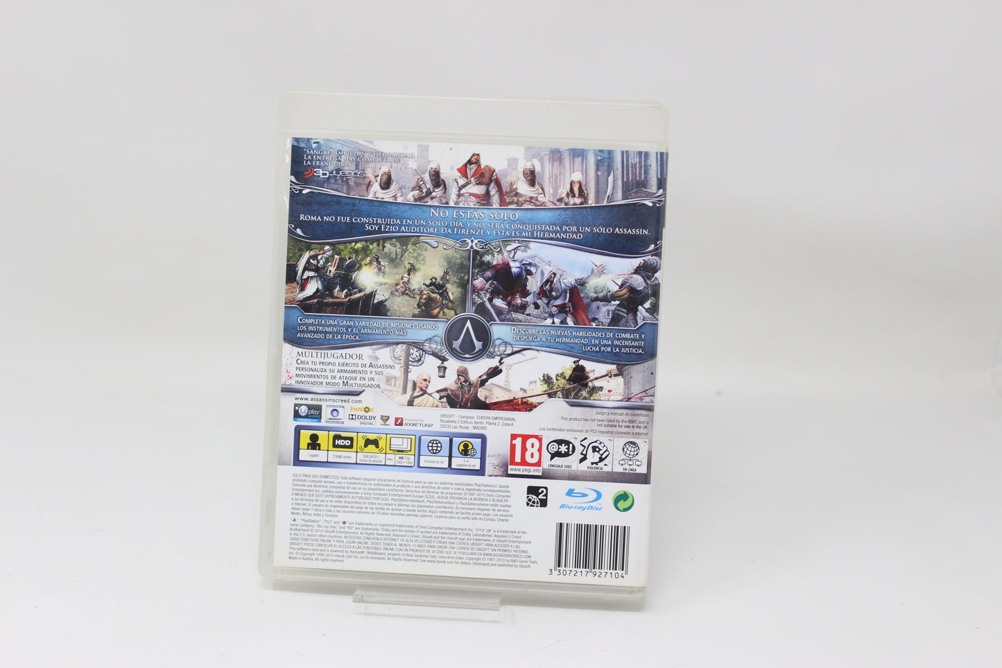 ASSASSIN'S CREED LA HERMANDAD BROTHERHOOD PLAYSTATION 3 PS3 PAL INV-11803