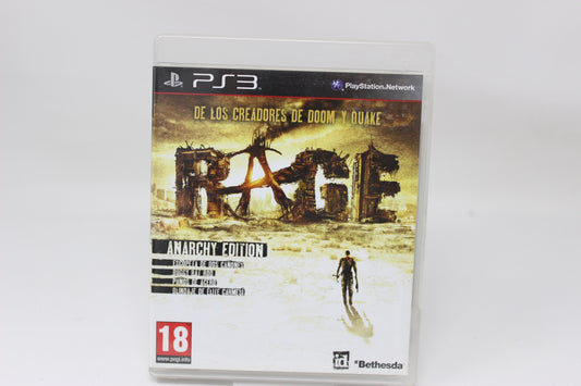 RAGE ANARCHY EDITION PLAYSTATION 3 PS3 PAL INV-11794