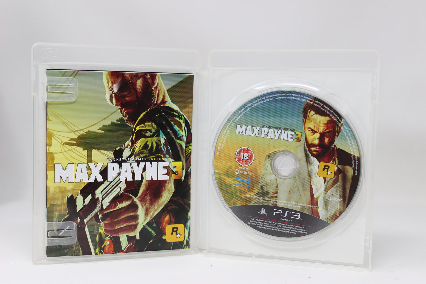 MAX PAYNE 3 PLAYSTATION 3 PS3 PAL INV-11792