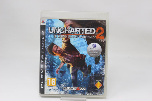 UNCHARTED 2 EL REINO DE LOS LADRONES PLAYSTATION 3 PS3 PAL INV-11787