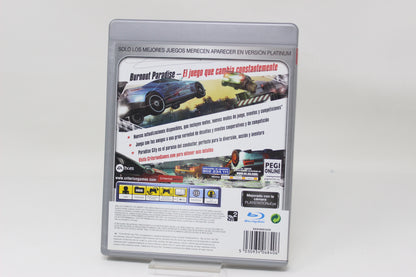 BURNOUT PARADISE PLAYSTATION 3 PS3 SONY FISICO INV-11780